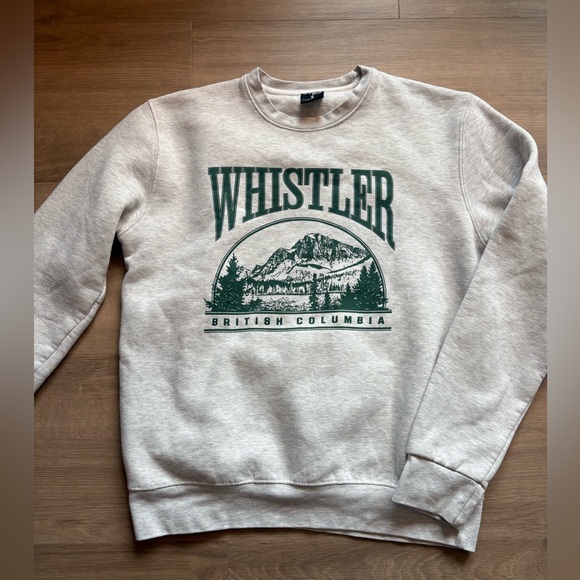 River Wear Tops - 90s Style Whistler Crewneck Sweatshirt